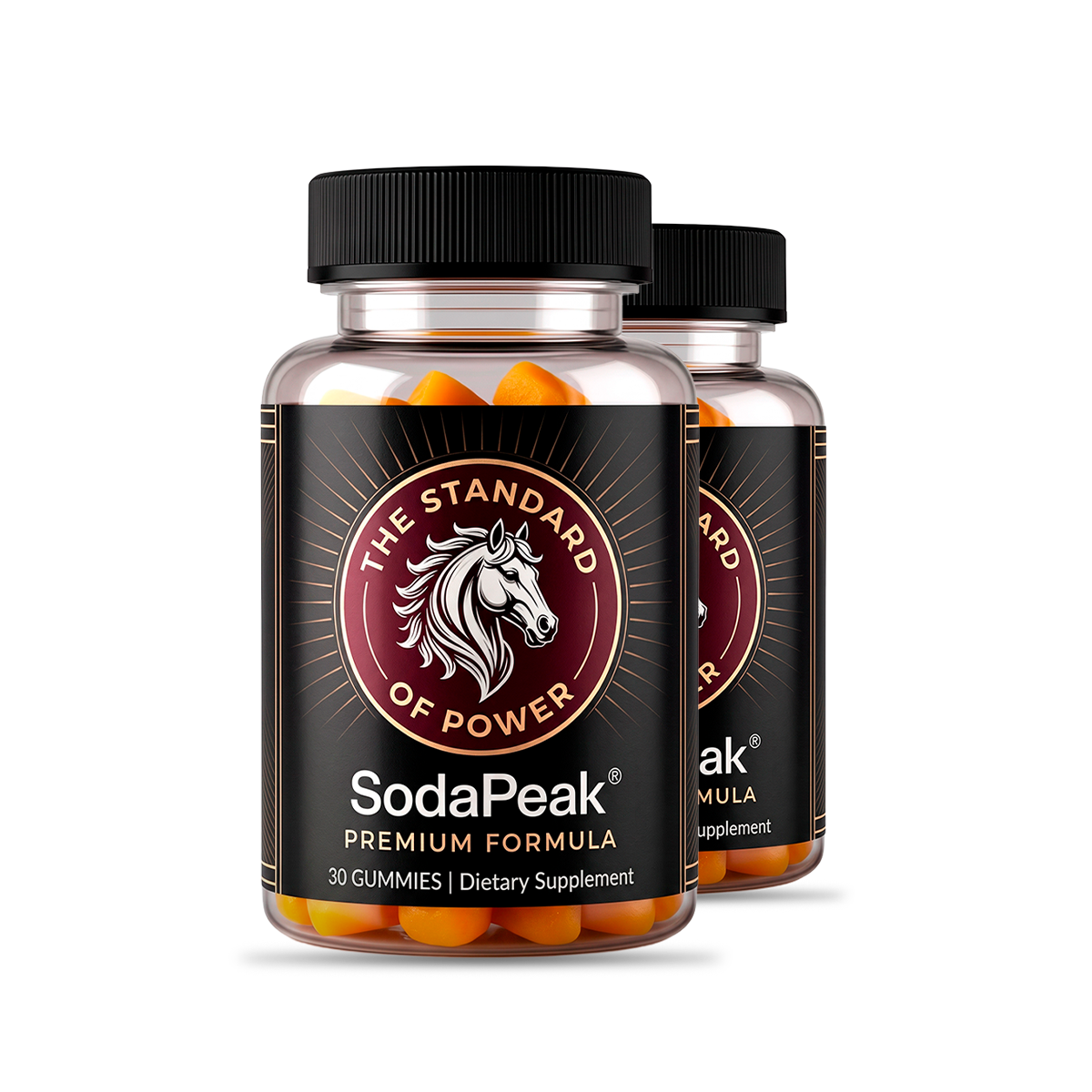 SodaPeak Premium Formula - Two Bottles of Male Vitality Gummies
